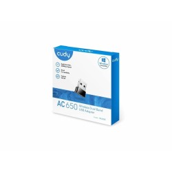 adaptor wireless ac650, dual band, wu650 cudy