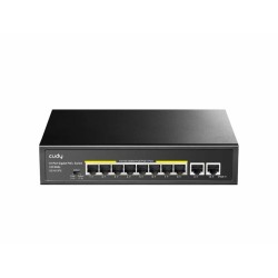 switch 10 porturi poe gigabit, 2 porturi uplink gigabit, gs1010pe cudy