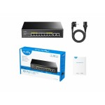 switch 10 porturi poe gigabit, 2 porturi uplink gigabit, gs1010pe cudy switch 10 porturi poe gigabit, 2 porturi uplink gigabit, gs1010pe cudy