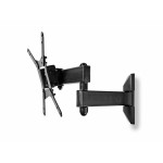 suport tv lcd de perete reglabil, 10-32" max. 30kg 3 puncte pivot, nedis