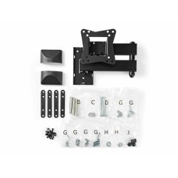 suport tv lcd de perete reglabil, 10-32" max. 30kg 3 puncte pivot, nedis