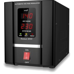 Stabilizatoare de tensiune, Stabilizator automat de tensiune cu servo motor 2000VA AVR-SRV-CONSTANT2000-WL -1, dioda.ro