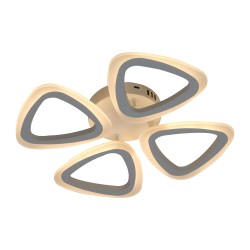 plafoniera evis led 60w 3cct cu telecomanda, alb, erste