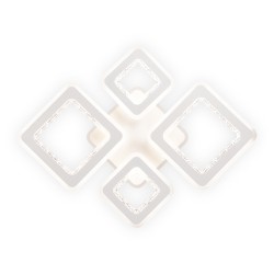 plafoniera amelia led 120w 3cct+rgb cu telecomanda, erste