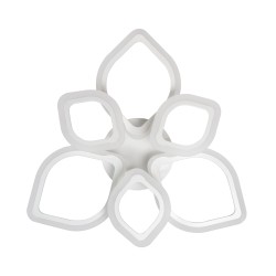 plafoniera azalia led 100w 3cct cu telecomanda, crom, erste