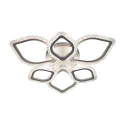 plafoniera azalia led 100w 3cct cu telecomanda, crom, erste