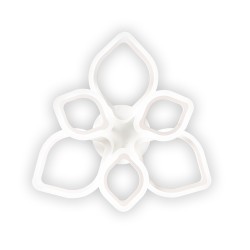 plafoniera azalia led 100w 3cct cu telecomanda, crom, erste