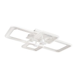 plafoniera tire led 55w 3cct cu telecomanda, alb, erste