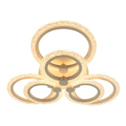 plafoniera shine led 98w 3cct+rgb cu telecomanda, erste