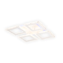 plafoniera tetra led 60w 3cct+rgb cu telecomanda, erste