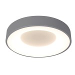 plafoniera lind led 32w 4000k 38cm ip20, gri, erste