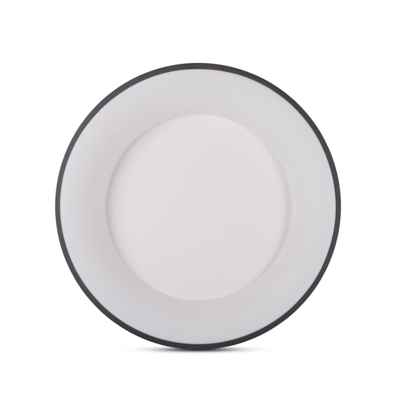 plafoniera lind led 32w 4000k ip20, negru, erste