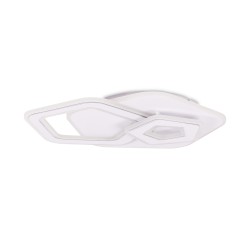 plafoniera ava led 88w 3cct cu telecomanda, alb, erste