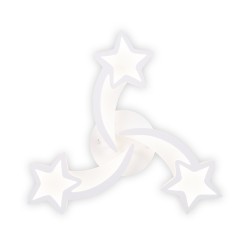 plafoniera star led 52w 3cct cu telecomanda, alb, erste