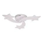 plafoniera star led 52w 3cct cu telecomanda, alb, erste