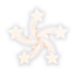 plafoniera star led 86w 3cct cu telecomanda, alb, erste