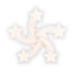 plafoniera star led 86w 3cct cu telecomanda, alb, erste plafoniera star led 86w 3cct cu telecomanda, alb, erste