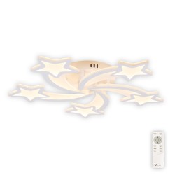 plafoniera star led 86w 3cct cu telecomanda, alb, erste