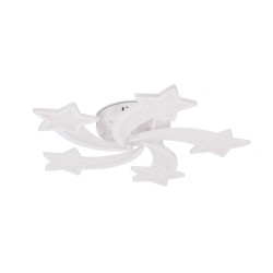 plafoniera star led 86w 3cct cu telecomanda, alb, erste