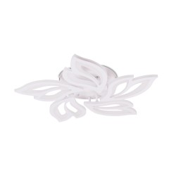 plafoniera leaf led 68w 3cct cu telecomanda, alb, erste
