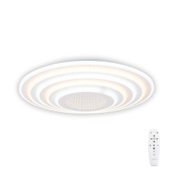 plafoniera abys led 120w 3cct cu telecomanda, alb, erste