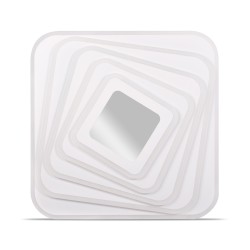 plafoniera charm led 140w 3cct cu telecomanda, alb, erste