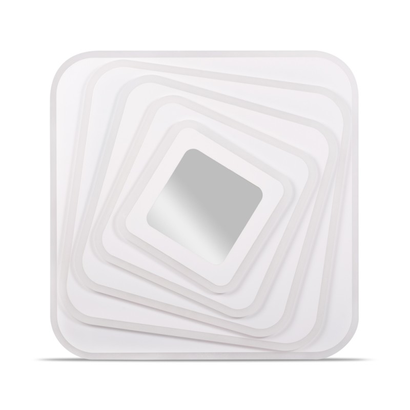 plafoniera charm led 140w 3cct cu telecomanda, alb, erste