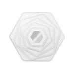 plafoniera infinity led 112w 3cct cu telecomanda, alb, erste