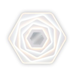 plafoniera infinity led 112w 3cct cu telecomanda, alb, erste