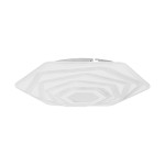 plafoniera infinity led 112w 3cct cu telecomanda, alb, erste