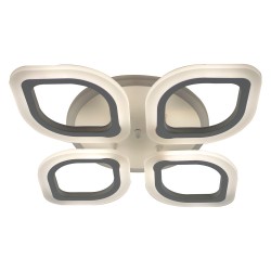 plafoniera agata led 40w 3cct+rgb cu telecomanda, erste