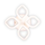 plafoniera agata led 40w 3cct+rgb cu telecomanda, erste