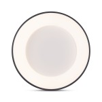 plafoniera lind led 50w 4000k 48cm ip20, negru, erste