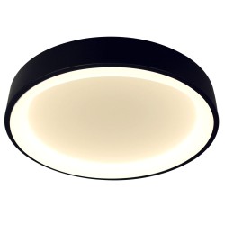 plafoniera lind led 62w 4000k 60cm ip20, negru, erste