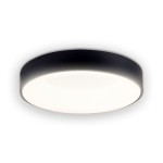 plafoniera lind led 62w 4000k 60cm ip20, negru, erste