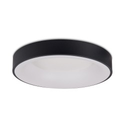 plafoniera lind led 62w 4000k 60cm ip20, negru, erste
