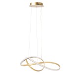 pendul libra 40w 60x150cm 3000-6500k, auriu, erste