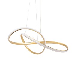 pendul libra 40w 60x150cm 3000-6500k, auriu, erste