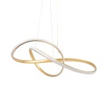 pendul libra 40w 60x150cm 3000-6500k, auriu, erste