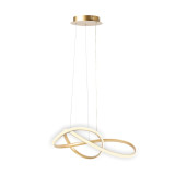 pendul libra 40w 60x150cm 3000-6500k, auriu, erste