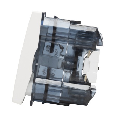 moda voice, intrerupator led 1m, alb mat, elbi