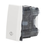 moda voice, intrerupator cruce 1m, alb mat, elbi