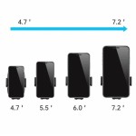 suport auto universal pentru telefon, prindere de ventuza, h066 choetech