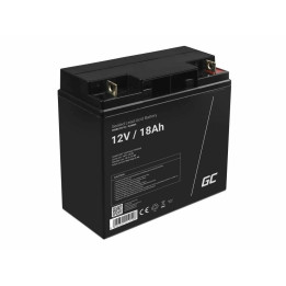 acumulator plumb acid greencell 12v 18ah, terminal f3 (m5), 181 x 77 x 167(167) mm