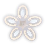 plafoniera petal led 80w 3cct cu telecomanda, alb, erste