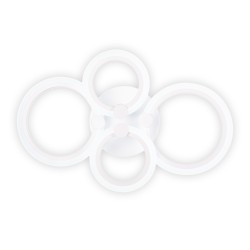 plafoniera pearl led 52w 3cct cu telecomanda, alb, erste