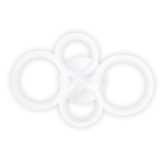 plafoniera pearl led 52w 3cct cu telecomanda, alb, erste plafoniera pearl led 52w 3cct cu telecomanda, alb, erste