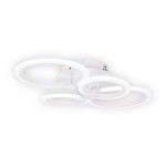 plafoniera pearl led 52w 3cct cu telecomanda, alb, erste plafoniera pearl led 52w 3cct cu telecomanda, alb, erste