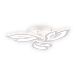 plafoniera leaf led 40w 3cct cu telecomanda, alb, erste