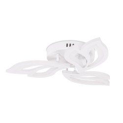plafoniera leaf led 40w 3cct cu telecomanda, alb, erste